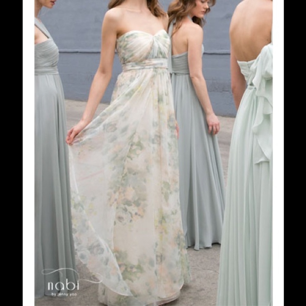 Jenny Yoo Nyla Floral Bridesmaid Dress